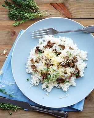 Ризотто с копченой грудинкой