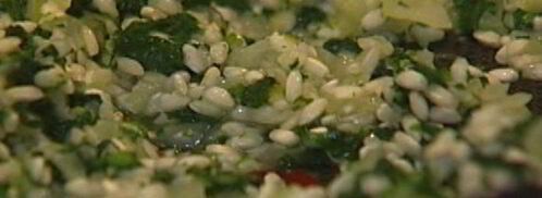 ризотто с крапивой. Шаг 6