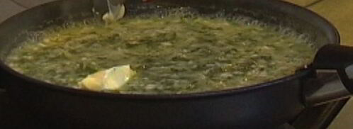 ризотто с крапивой. Шаг 8