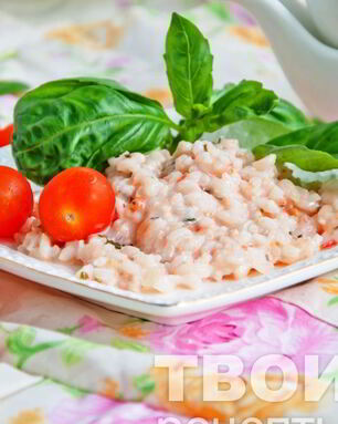 Ризотто с креветками