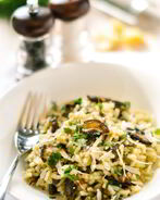 Ризотто с лесными грибами