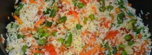 ризотто с овощами в мультиварке. Шаг 4