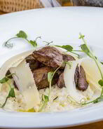 Ризотто с паштетом из утиной печени