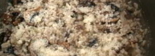 ризотто с шампиньонами и сливками. Шаг 7