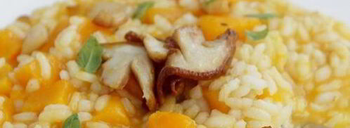 ризотто с тыквой и белыми грибами. Шаг 7