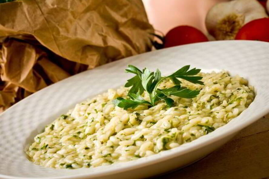 Рецепт ризотто со шпинатом