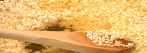 ризотто со спаржей и пармской ветчиной. Шаг 4