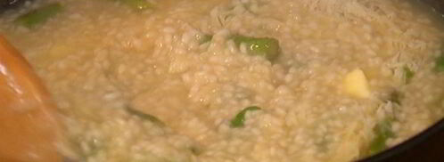 ризотто со спаржей и пармской ветчиной. Шаг 8