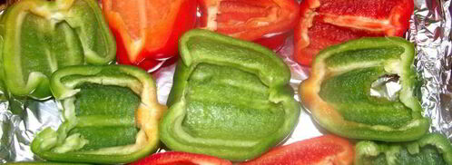 сладкие перцы, фаршированные ризотто. Шаг 2