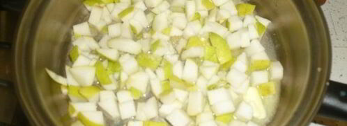 сладкое ризотто с томлеными фруктами. Шаг 2