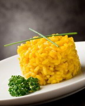 Сливочное ризотто с морковью и пармезаном