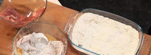 свиная отбивная с ризотто и яблочным чатни. Шаг 5