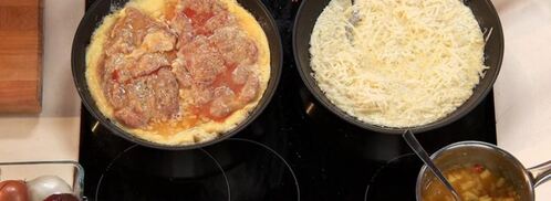 свиная отбивная с ризотто и яблочным чатни. Шаг 7