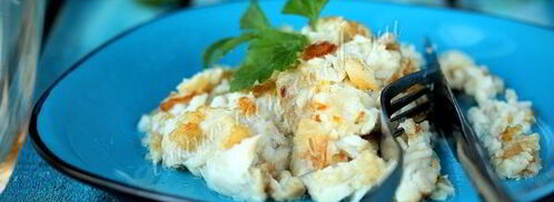 филе камбалы, жареное с чесноком. Шаг 8