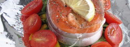 форель с шампанским в конверте. Шаг 5