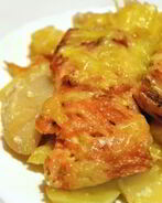 Горбуша с картофелем в духовке