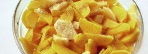 горбуша с картофелем в духовке. Шаг 3