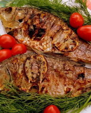 Карась на углях