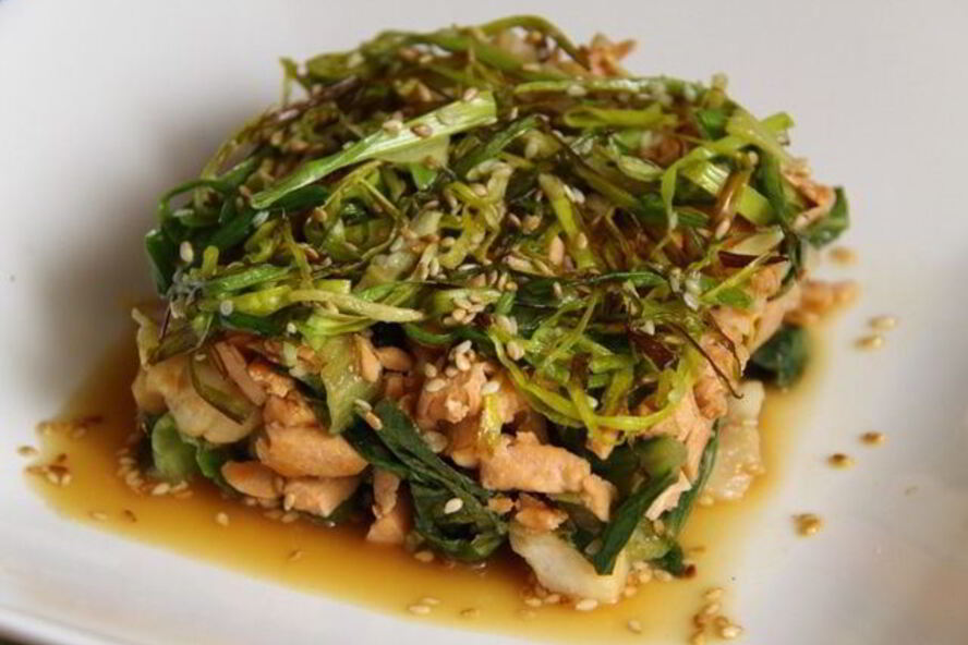 Рецепт лосось и пангасиус с имбирной стружкой