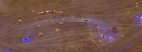 маринованная семга на гриле с хлебом и салатом. Шаг 4