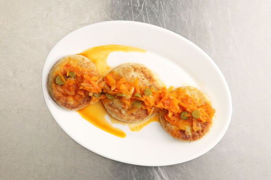 Рецепт медальоны из щуки с маринадом из корнишонов