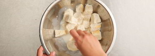 медальоны из щуки с маринадом из корнишонов. Шаг 3