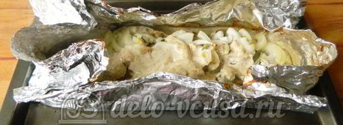 минтай в фольге. Шаг 11