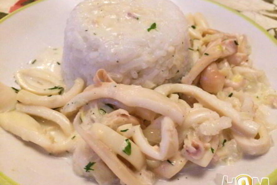 Рецепт нежные кальмары