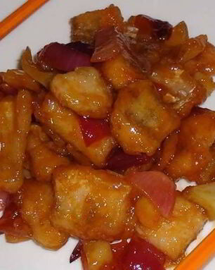 Рыба в кисло-сладком соусе