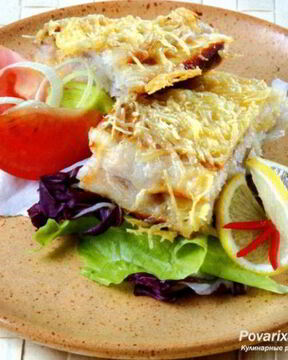 Рыба в орехово-сырной корочке