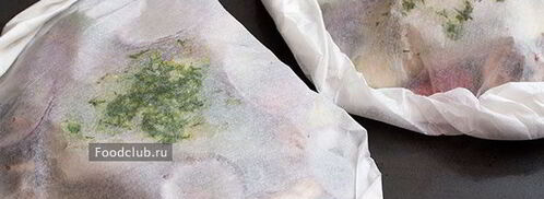 рыба в пергаменте. Шаг 9