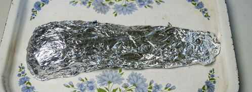 рыба, запеченная с помидорами и розмарином. Шаг 5