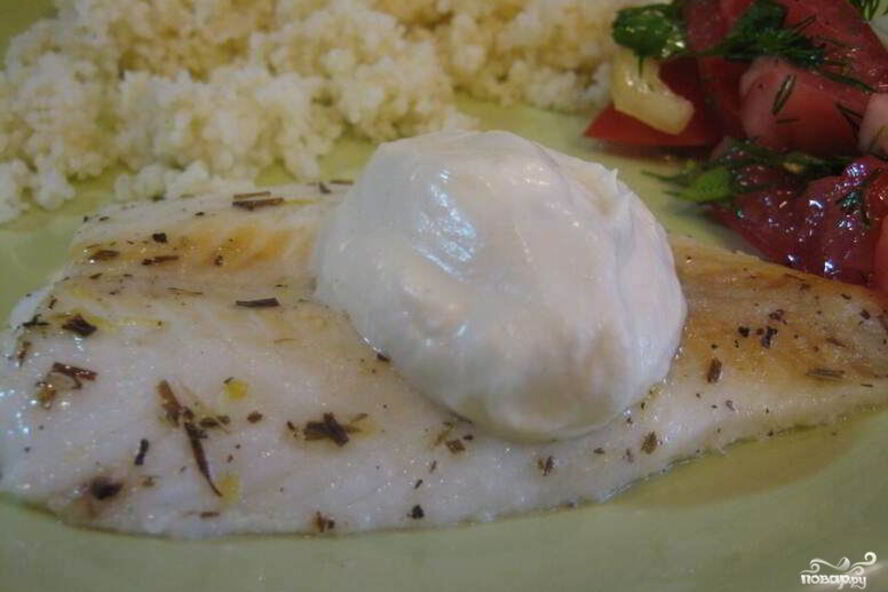 Рецепт рыба, запеченная в сливочном соусе