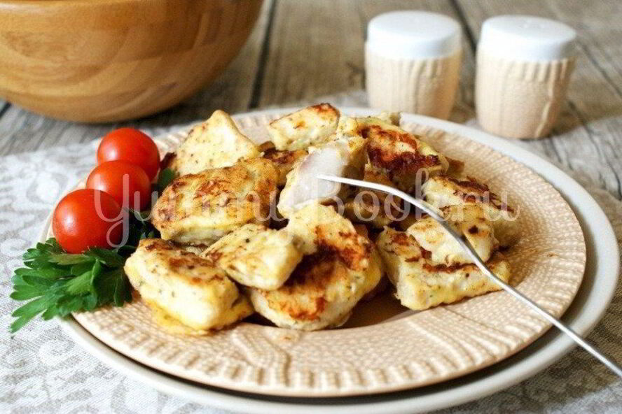 Рецепт щука в кляре с мукой и майонезом