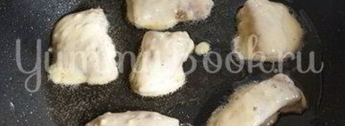 щука в кляре с мукой и майонезом. Шаг 3