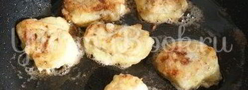 щука в кляре с мукой и майонезом. Шаг 4