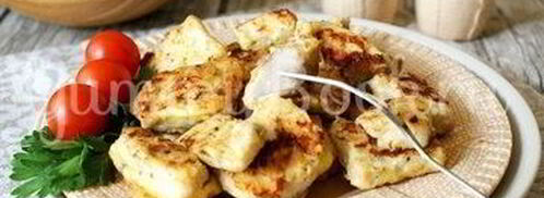 щука в кляре с мукой и майонезом. Шаг 5