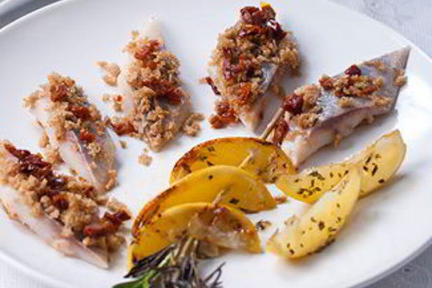 Рецепт сельдь в масле с жареными лимонами