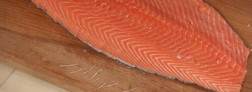 семга гриль с креветочным соусом. Шаг 2