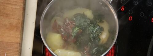 семга гриль с креветочным соусом. Шаг 7