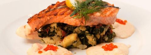 семга гриль с креветочным соусом. Шаг 8