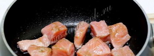 семга со сладким перцем и луком. Шаг 9