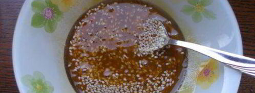 семга в кунжуте с медом. Шаг 2