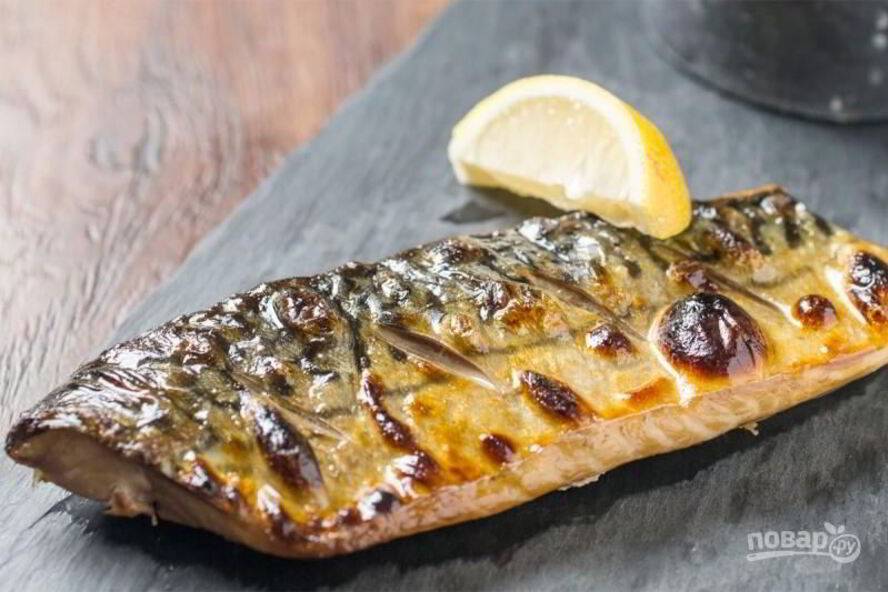 Рецепт скумбрия в аэрогриле