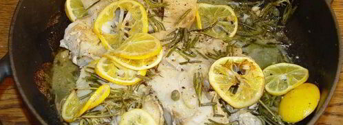 треска с розмарином и каперсами. Шаг 7