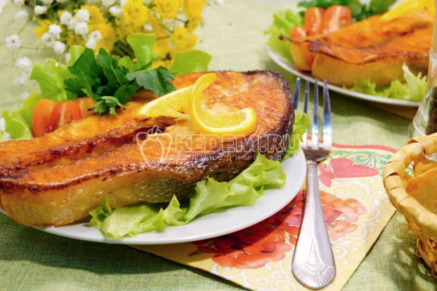Рецепт запеченная семга