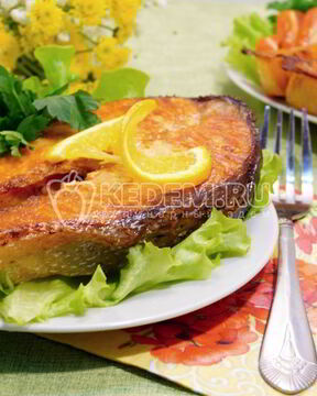 Запеченная семга