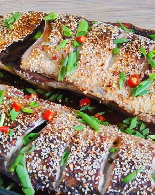 Запеченный карп