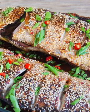 Запеченный карп