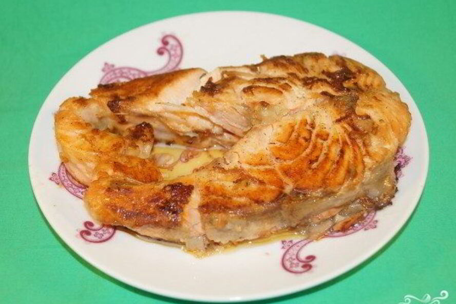 Рецепт жареная семга в мультиварке